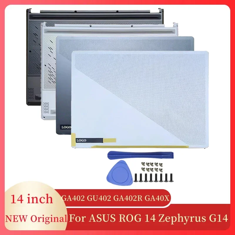 Funda para portátiles ASUS ROG 14 Zephyrus G14 GA402 GU402 GA402R GA40X Notebook LCD contraportada cubierta inferior accesorios para portátiles